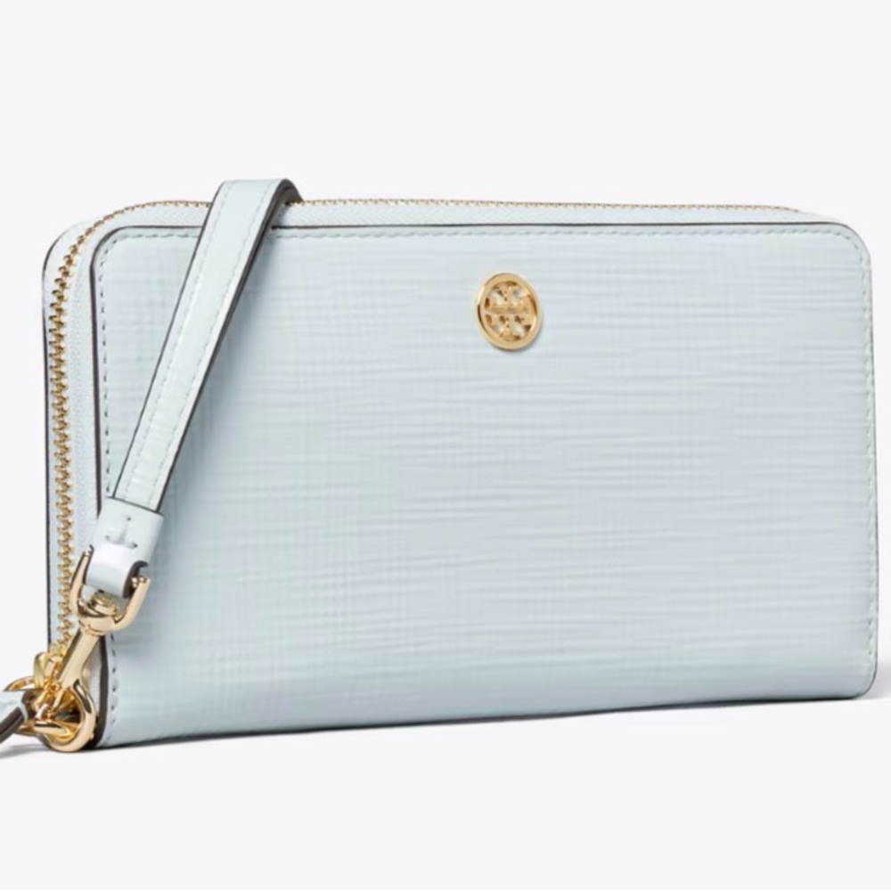 Robinson Crosshatched Zip Continental Wallet NWT